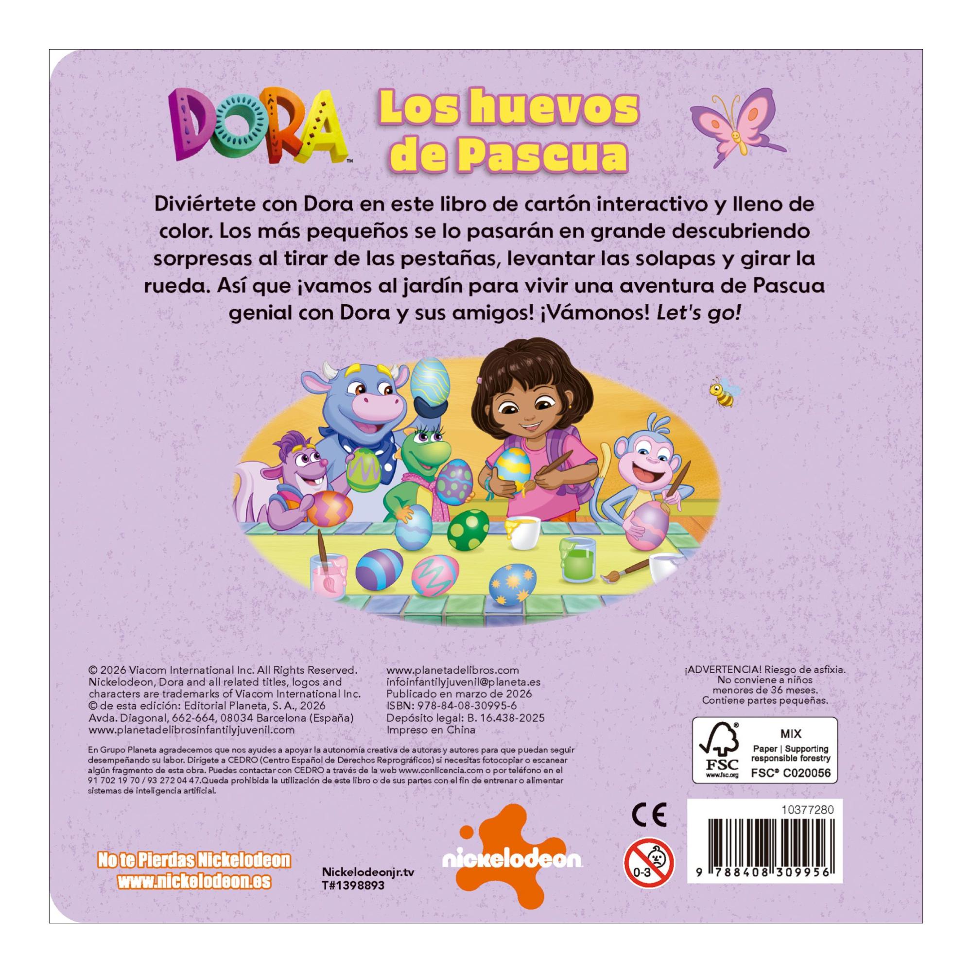 Dora. Los huevos de Pascua: Libro con mecanismos 2