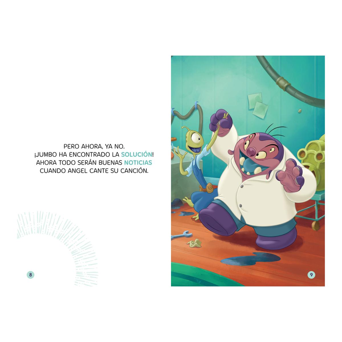 Disney. Aprende a leer con letra MAYÚSCULA 4 - Stitch y la voz de Angel: Una historia de Stitch (Capa mole) 4