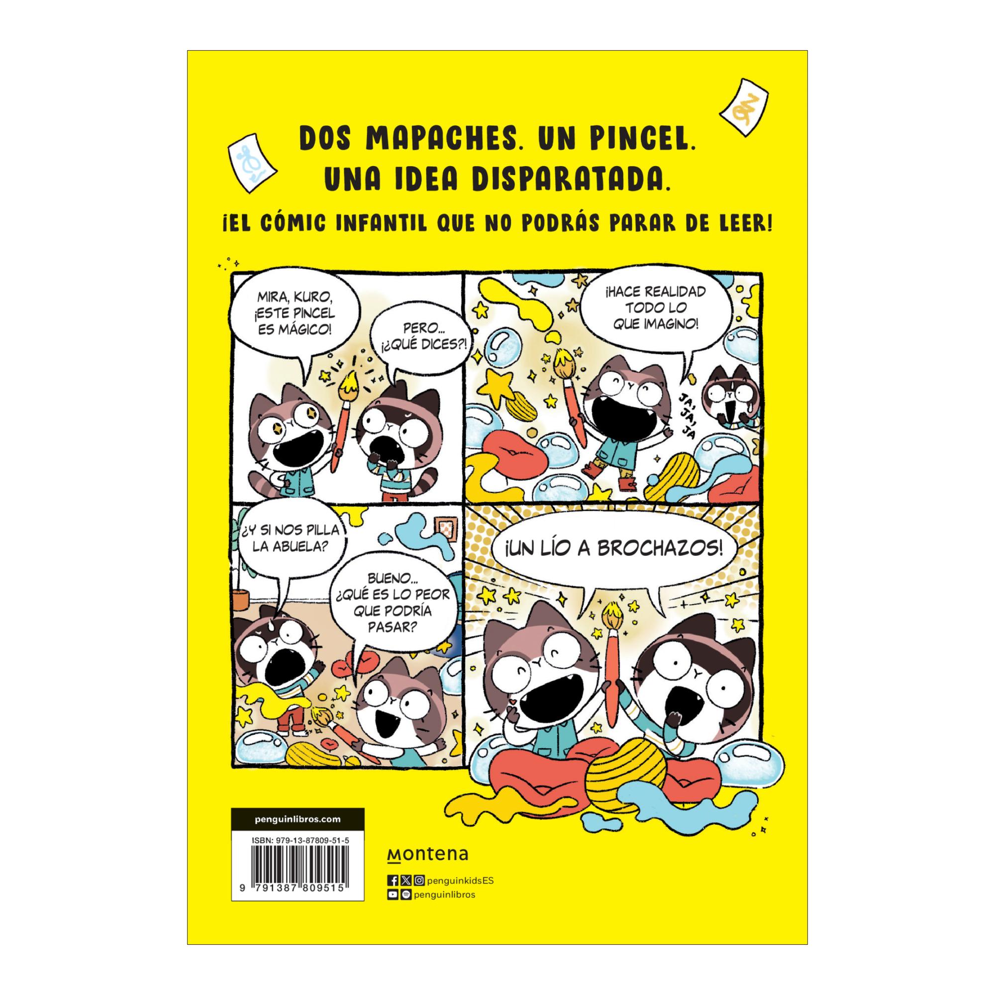 Mika y Kuro 1 - Un lío a brochazos: ¡La colección infantil más tronchante, ideal para niños y niñas a partir de 6 años! (Capa mole) 2