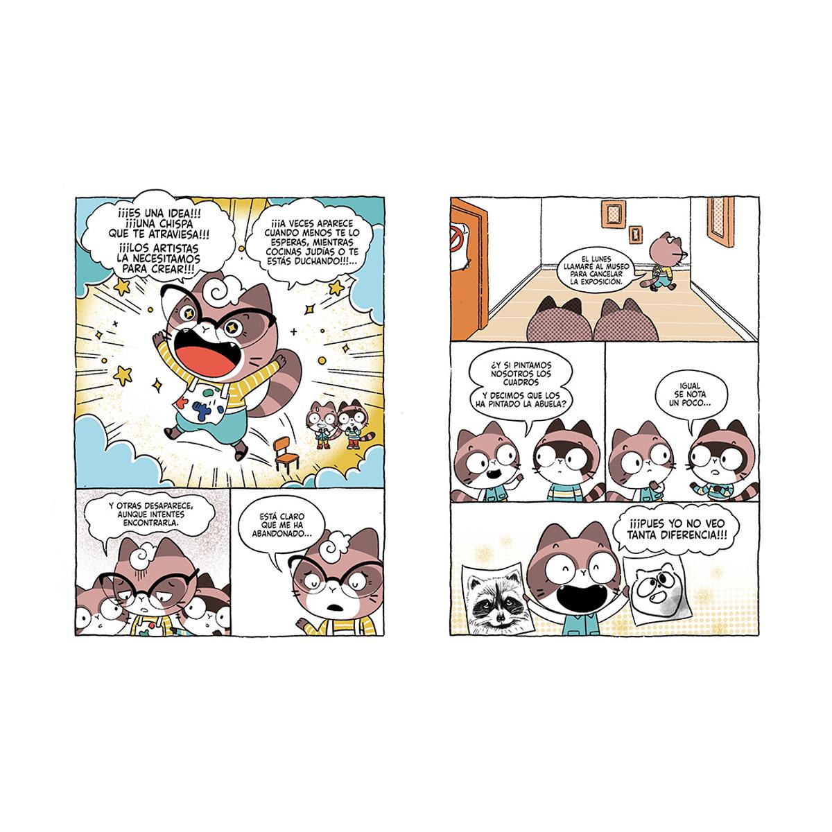 Mika y Kuro 1 - Un lío a brochazos: ¡La colección infantil más tronchante, ideal para niños y niñas a partir de 6 años! (Capa mole) 3