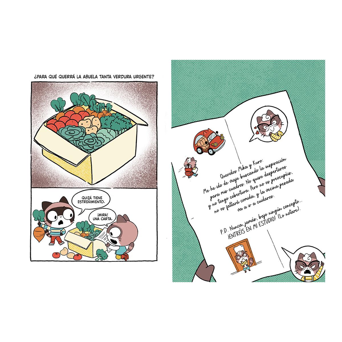 Mika y Kuro 1 - Un lío a brochazos: ¡La colección infantil más tronchante, ideal para niños y niñas a partir de 6 años! (Capa mole) 4