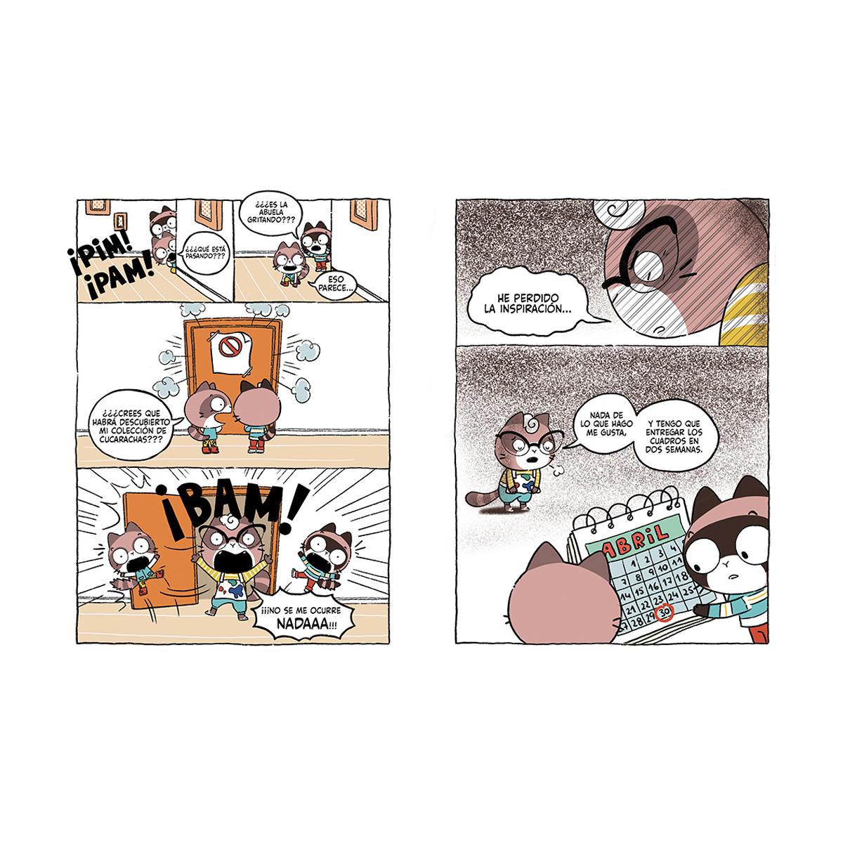 Mika y Kuro 1 - Un lío a brochazos: ¡La colección infantil más tronchante, ideal para niños y niñas a partir de 6 años! (Capa mole) 5