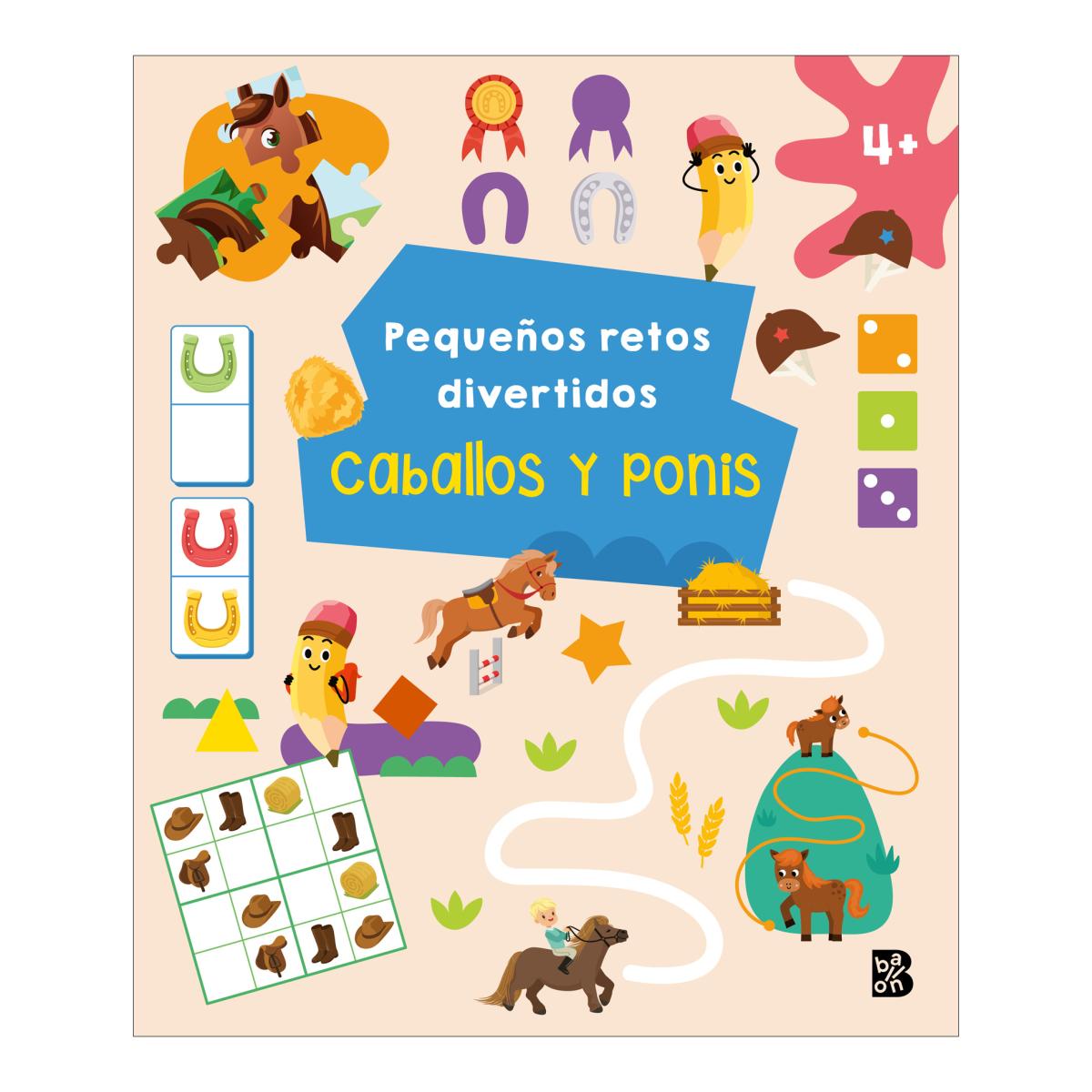 Imagem 0 de PEQUEÑOS RETOS DIVERTIDOS-CABALLOS Y PONIS (Capa mole)