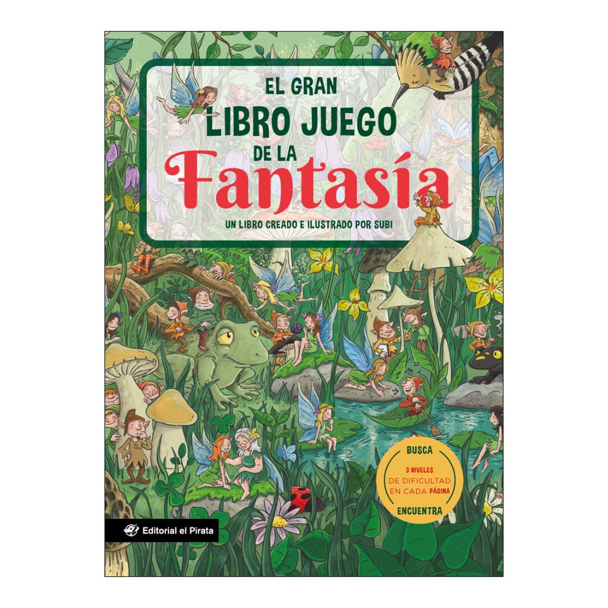 Imagem 0 de El gran libro juego de la fantasía: Un libro infantil con 3 niveles de juego, de 3 a 8 años. Jugar y aprender. ¡Busca y encuentra seres fantásticos y