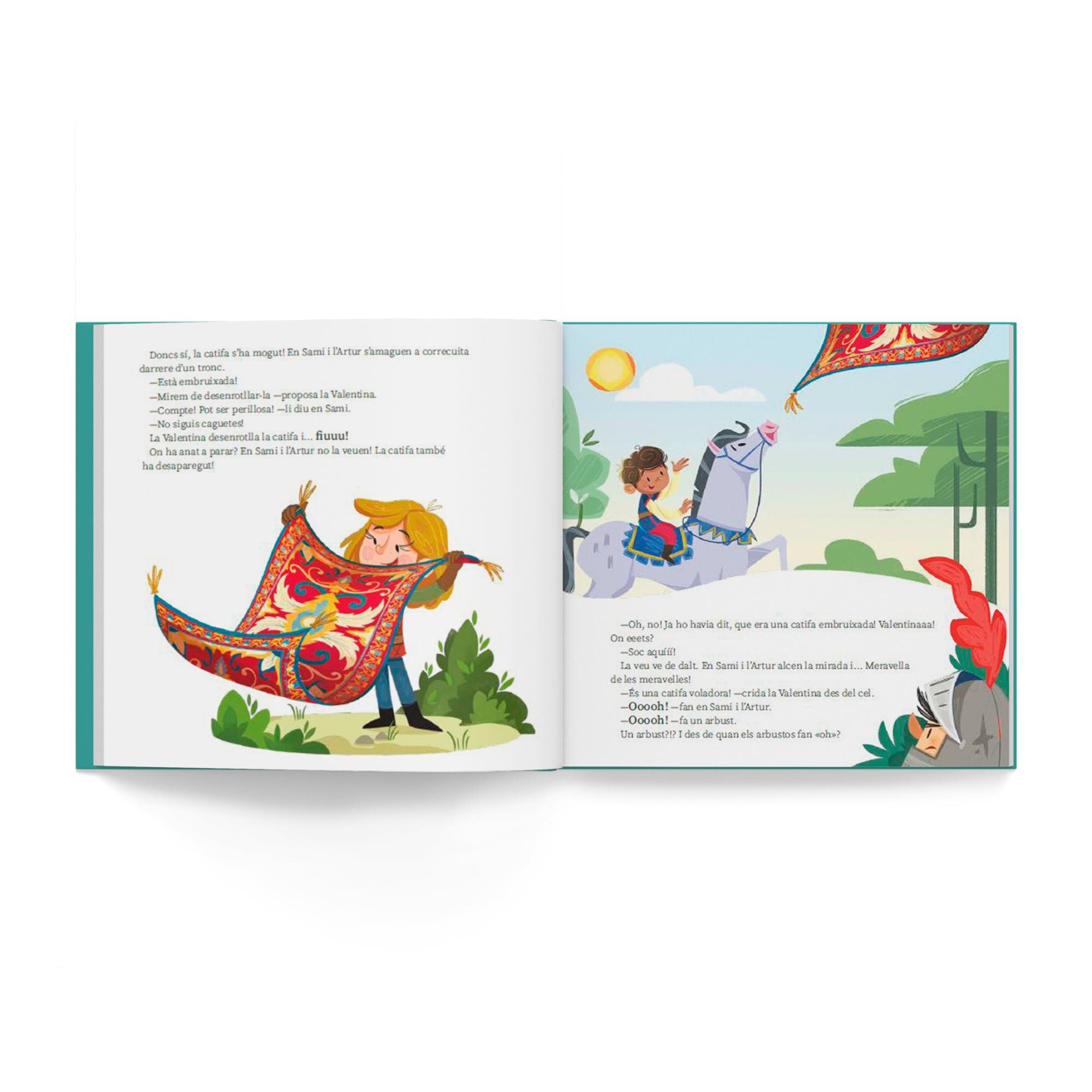 Valentina. La catifa voladora: Divertits contes per a nens i nenes de 4 a 7 anys / Llibres que fomenten els valors de la igualtat i el re (Capa dura) 4