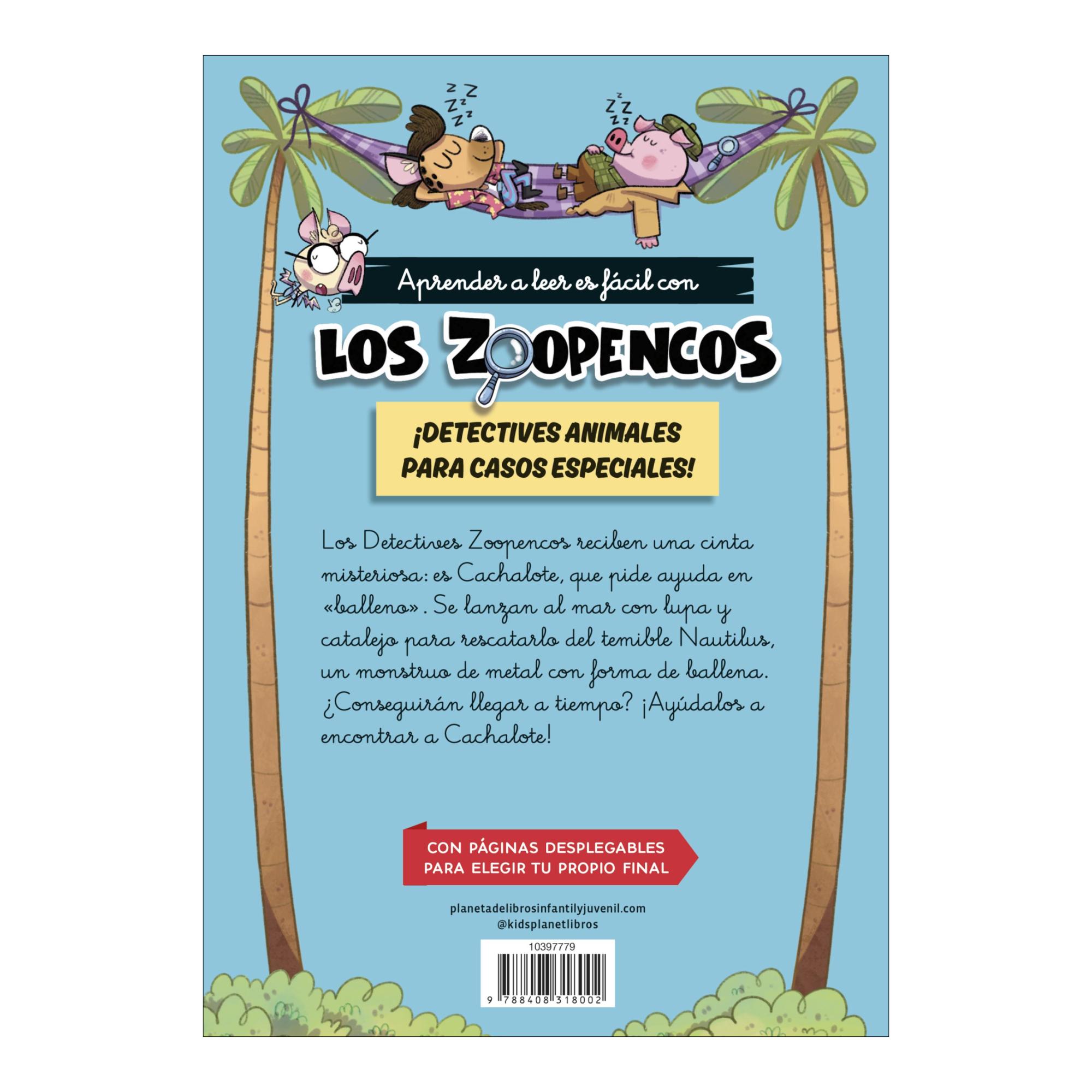 Aprender a leer con... Los Detectives Zoopencos. Letra ligada 1. Aventura zoobma: En letra LIGADA para aprender a leer libros p (Capa mole com abas) 2