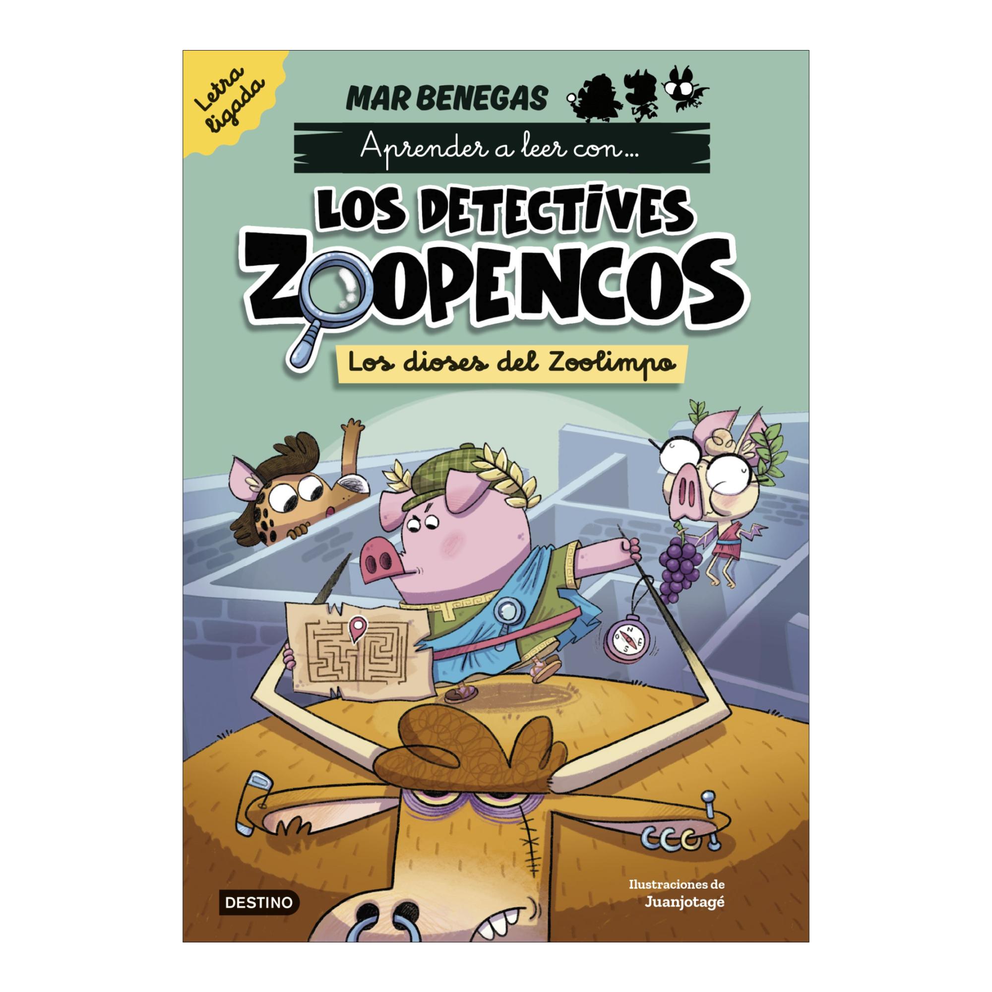 Imagem 0 de Aprender a leer con... Los Detectives Zoopencos Letra ligada 2. Los dioses del Z: En letra LIGADA para aprender a leer libros p (Capa mole com abas)