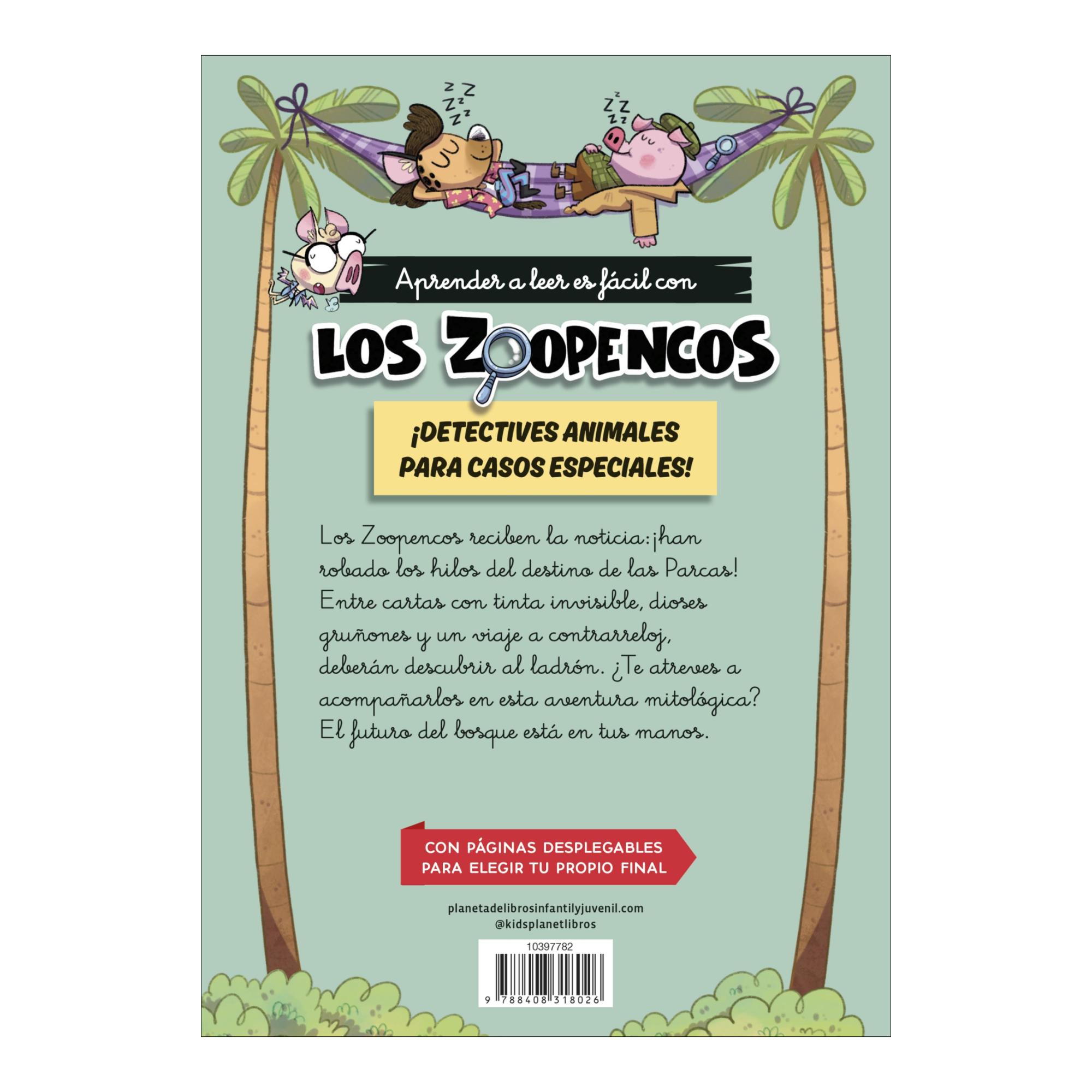 Aprender a leer con... Los Detectives Zoopencos Letra ligada 2. Los dioses del Z: En letra LIGADA para aprender a leer libros p (Capa mole com abas) 2