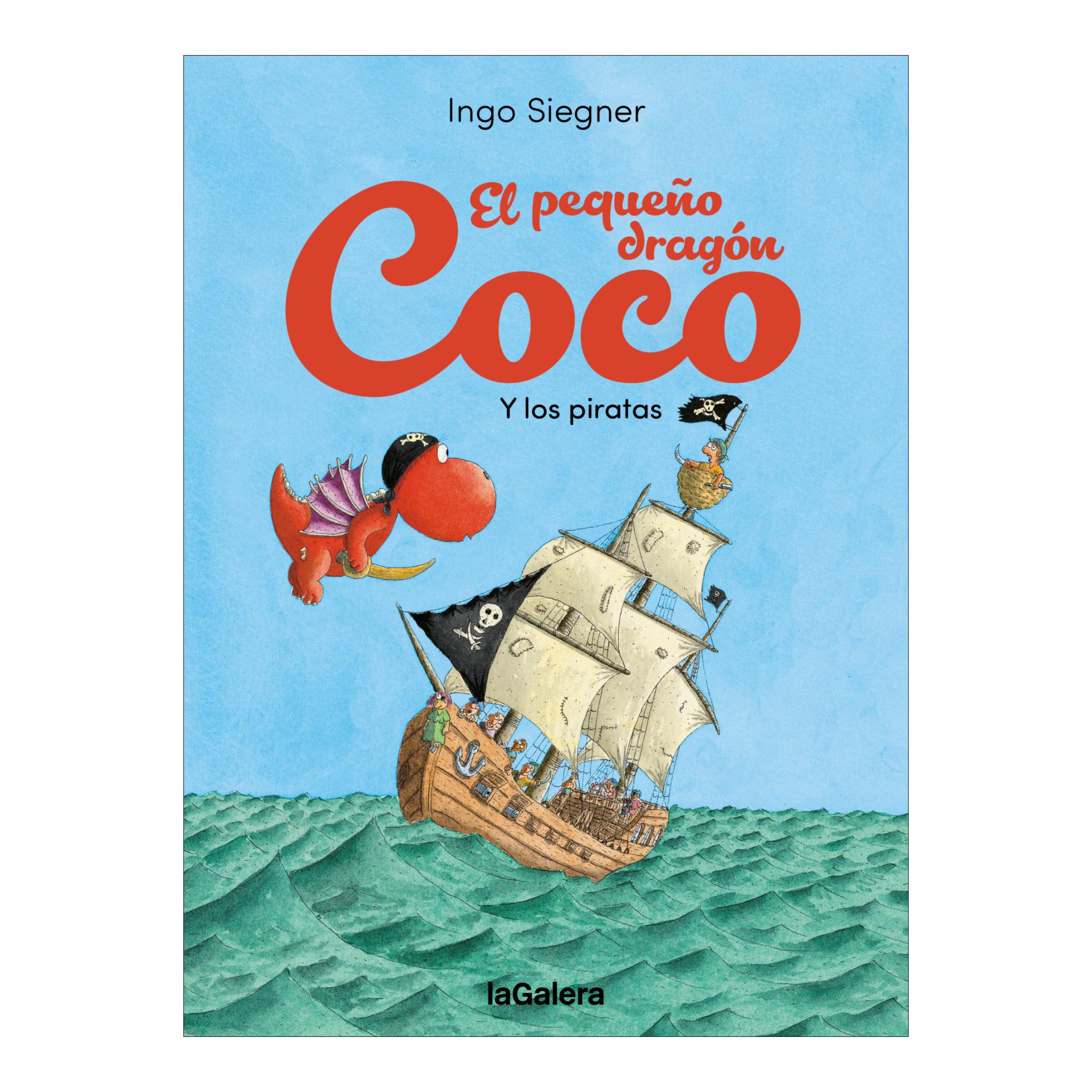 Imagem 0 de El pequeño dragón Coco y los piratas (Capa mole com abas)