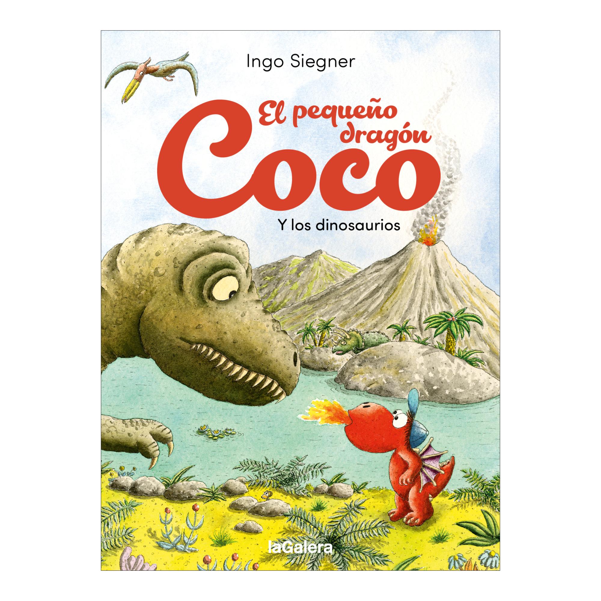 El pequeño dragón Coco y los dinosaurios (Capa mole com abas) 1