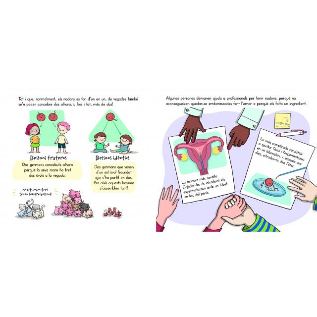 Així es fa un nadó! (mini Menstruita): El meu primer llibre d'educació sexual  (Tapa dura) 3