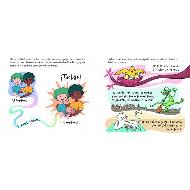 ¡Así se hace un bebé! (mini Menstruita): Mi primer libro de educación sexual  (Tapa dura) 4