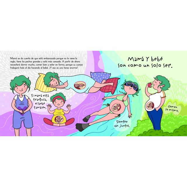 ¡Así se hace un bebé! (mini Menstruita): Mi primer libro de educación sexual  (Tapa dura) 5