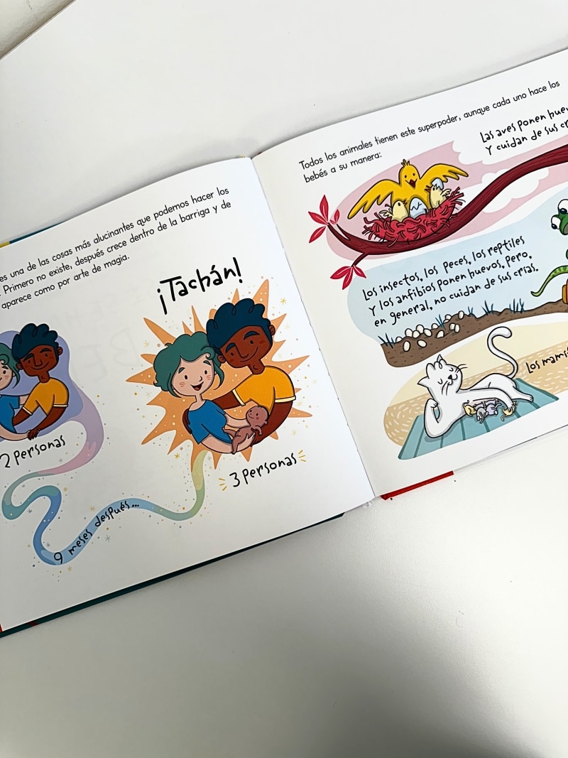 ¡Así se hace un bebé! (mini Menstruita): Mi primer libro de educación sexual (Tapa dura) 8