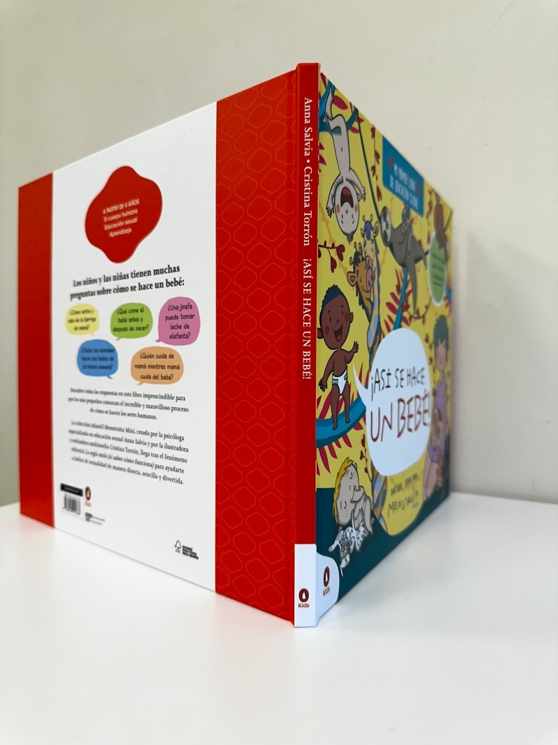 ¡Así se hace un bebé! (mini Menstruita): Mi primer libro de educación sexual (Tapa dura) 9
