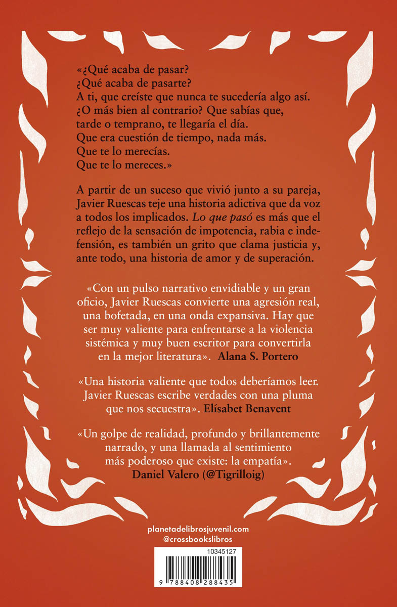 Lo que pasó (Capa mole com abas) 2