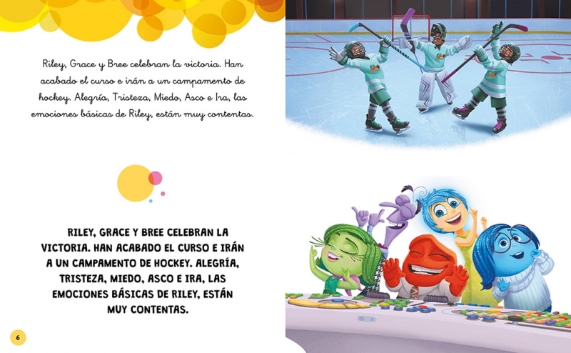Inside Out 2. Ya leo solo (Disney. Lectoescritura): Con textos en letra ligada y mayúscula (Capa mole) 6