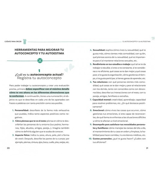 Cuídate para crecer: 100 herramientas psicológicas para desarrollar la autoestima que mereces (Capa mole) 6