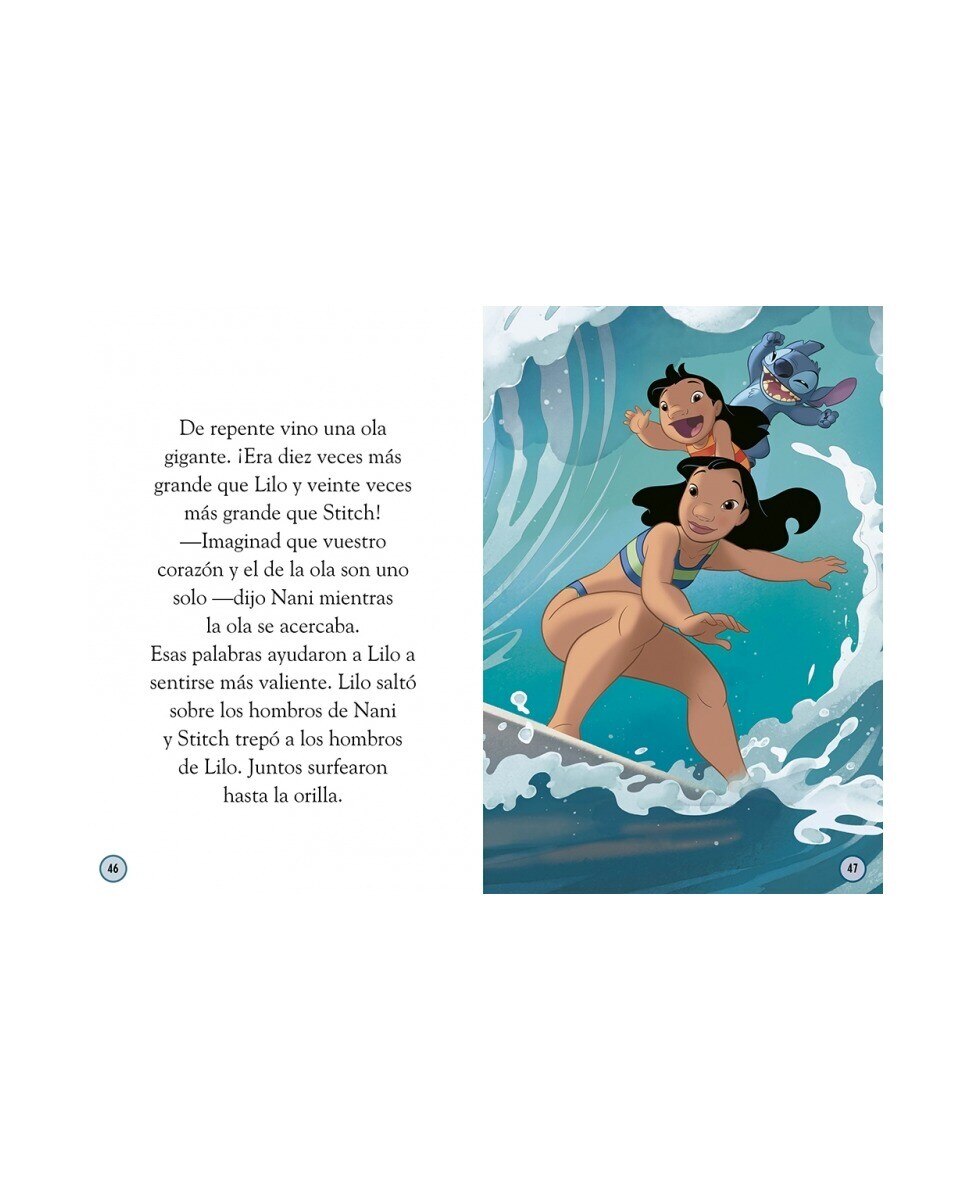 Lilo & Stitch. Leo con Disney. Un día en el cole y La competición de surf (Disney. Lectoescritura) (Capa mole) 4