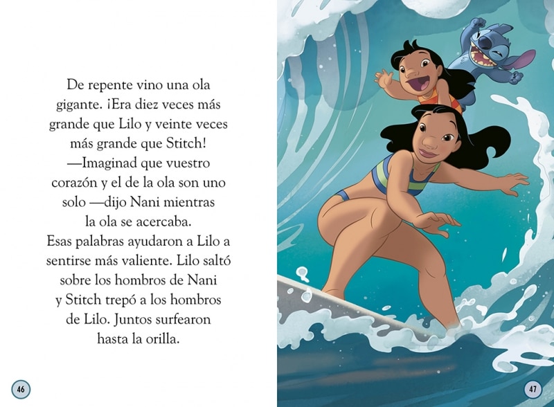 Lilo & Stitch. Leo con Disney. Un día en el cole y La competición de surf (Disney. Lectoescritura) (Capa mole) 5