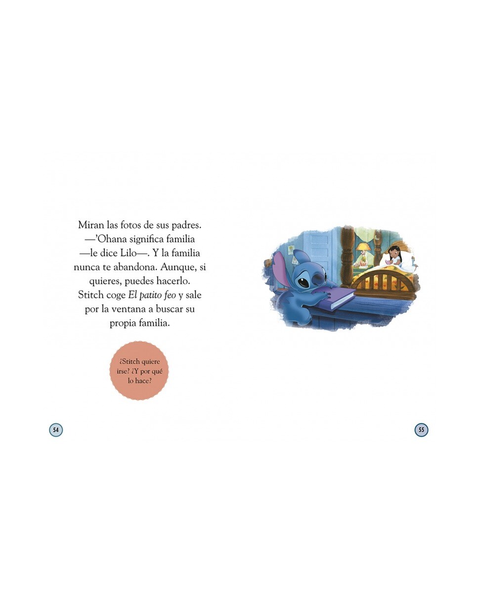 Lilo & Stitch. Leo con Disney. Ohana significa familia (Nivel 3) (Disney. Lectoescritura) (Capa mole) 4