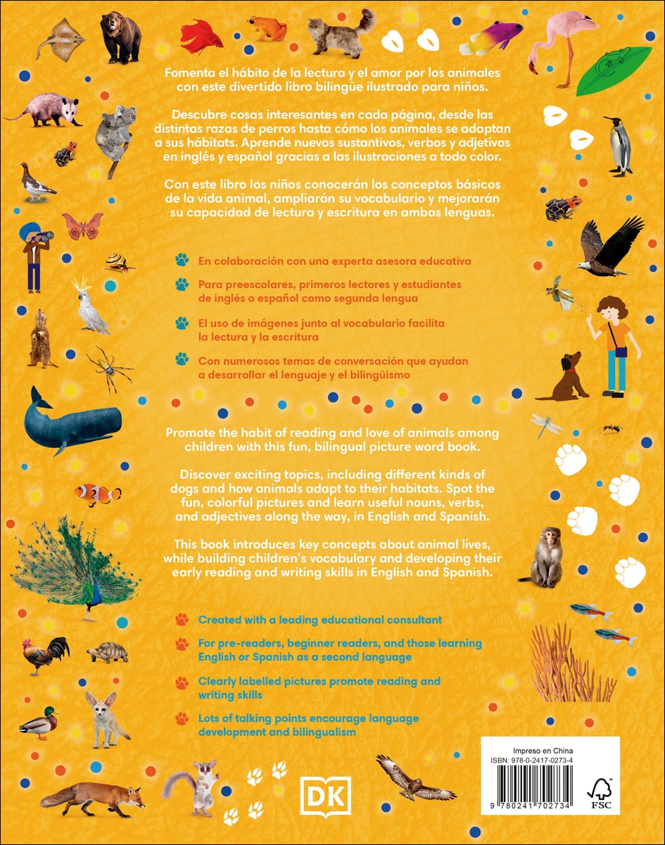 1000 palabras: Animales / 1000 Words: Animals: Aprende vocabulario en inglés y español (Capa dura) 4