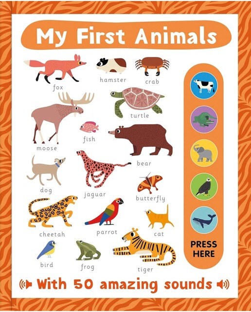 Imagem 0 de My first animals (giant learning sounds)