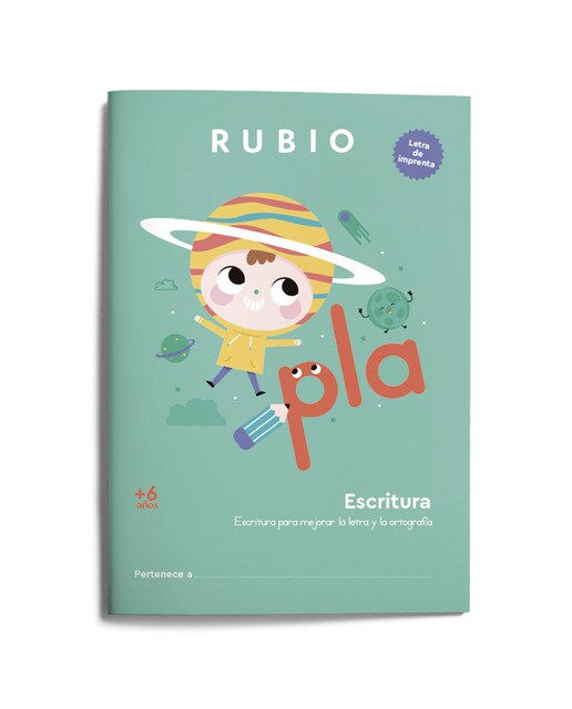 Imagem 0 de Escritura con letra de imprenta (+6 años): Escritura para mejorar la letra y la ortografía