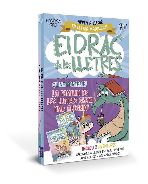 Imagem 0 de El drac de les lletres - Quina fantasia! La família de les lletres creix amb alegria. Pack amb 2 llibres: l'unicorn i el drac de les llet (Capa mole)