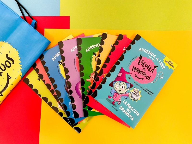 Aprender a leer en la Escuela de Monstruos - Pack con los libros 1-8 (¡incluye un regalo!): En letra MAYÚSCULA libros para niños a parti (Capa mole) 5
