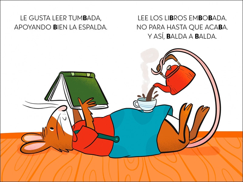 El unicornio de las letras 3 - Una biblioteca, mil libros y la ratona Berta en peligro: Aprende a leer con MAYÚSCULAS (a partir de 5 años) (Capa mole) 4