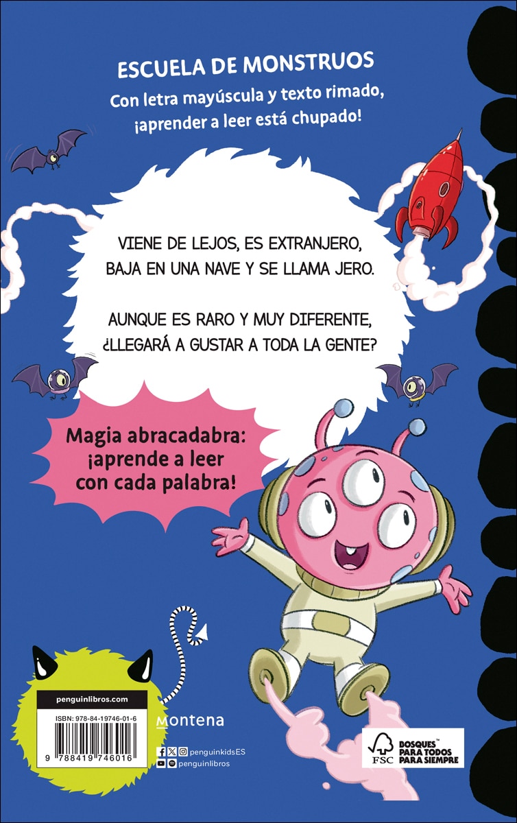 Aprender a leer en la Escuela de Monstruos 17 - Diferentes pero iguales: En letra MAYÚSCULA (libros para niños a partir de 5 años) (Capa mole) 2
