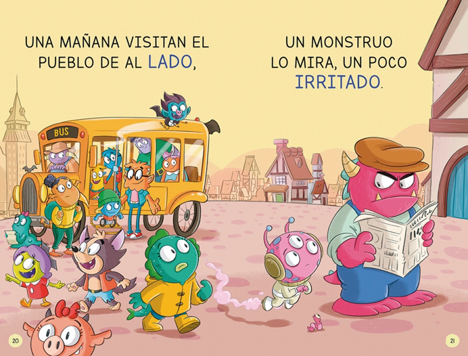 Aprender a leer en la Escuela de Monstruos 17 - Diferentes pero iguales: En letra MAYÚSCULA (libros para niños a partir de 5 años) (Capa mole) 3