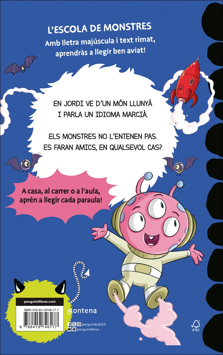 Aprendre a llegir a l'Escola de Monstres 17 - Diferents però iguals: Amb lletra MAJÚSCULA (llibres per a nens a partir de 5 anys) (Capa mole) 2