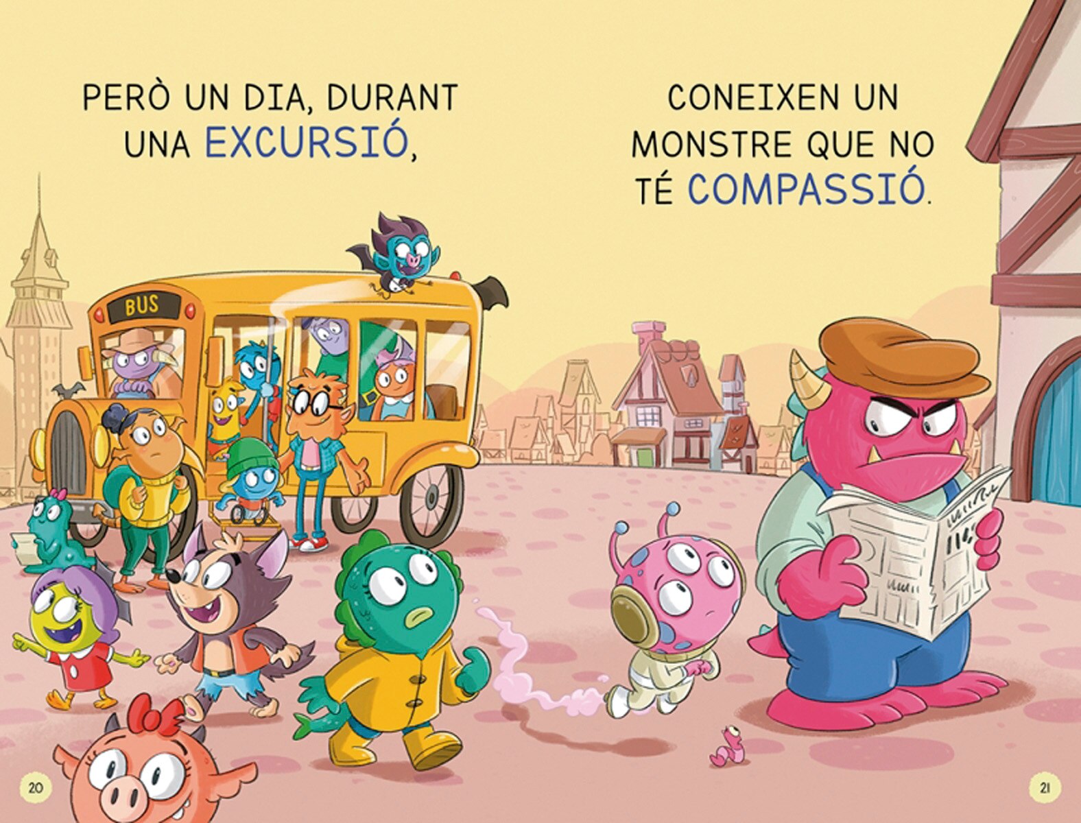 Aprendre a llegir a l'Escola de Monstres 17 - Diferents però iguals: Amb lletra MAJÚSCULA (llibres per a nens a partir de 5 anys) (Capa mole) 5