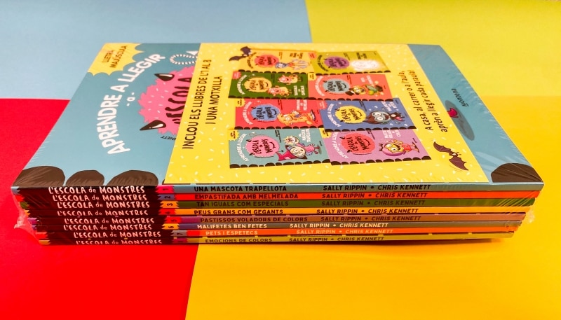 Aprendre a llegir a l'Escola de Monstres - Pack amb els llibres 1-8 (inclou un regal!): Amb lletra MAJÚSCULA llibres per a nens a partir (Capa mole) 3