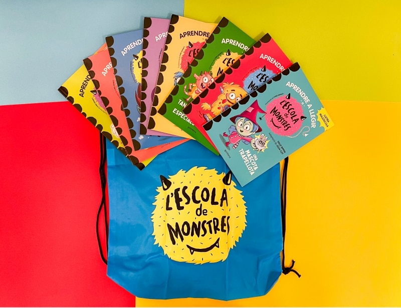 Aprendre a llegir a l'Escola de Monstres - Pack amb els llibres 1-8 (inclou un regal!): Amb lletra MAJÚSCULA llibres per a nens a partir (Capa mole) 5