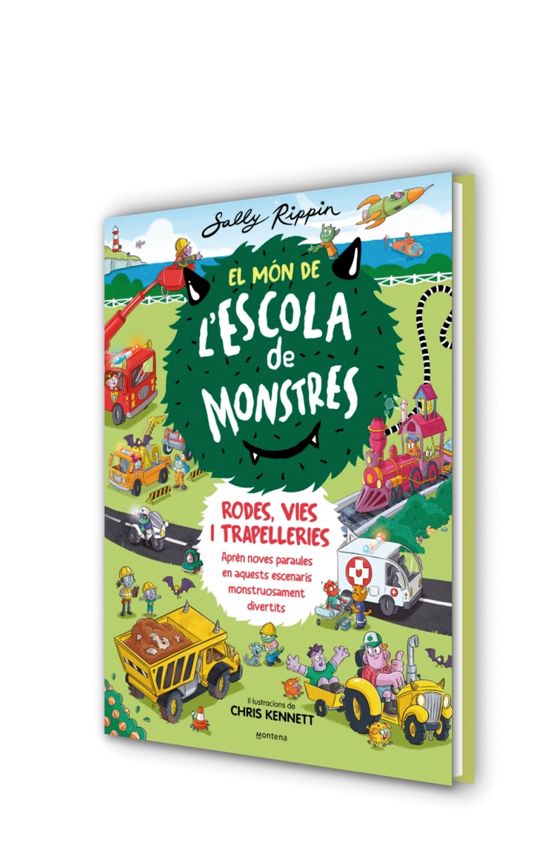 El Món de l'Escola de Monstres 1 - Rodes, vies i trapelleries: Aprèn noves paraules en aquests escenaris monstruosament divertits (Capa dura) 4
