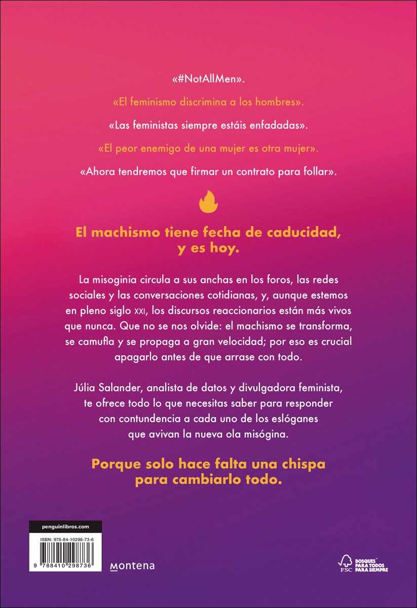 Fuego al machismo moderno: Respuestas feministas para frenar la nueva ola misógina (Capa mole) 2