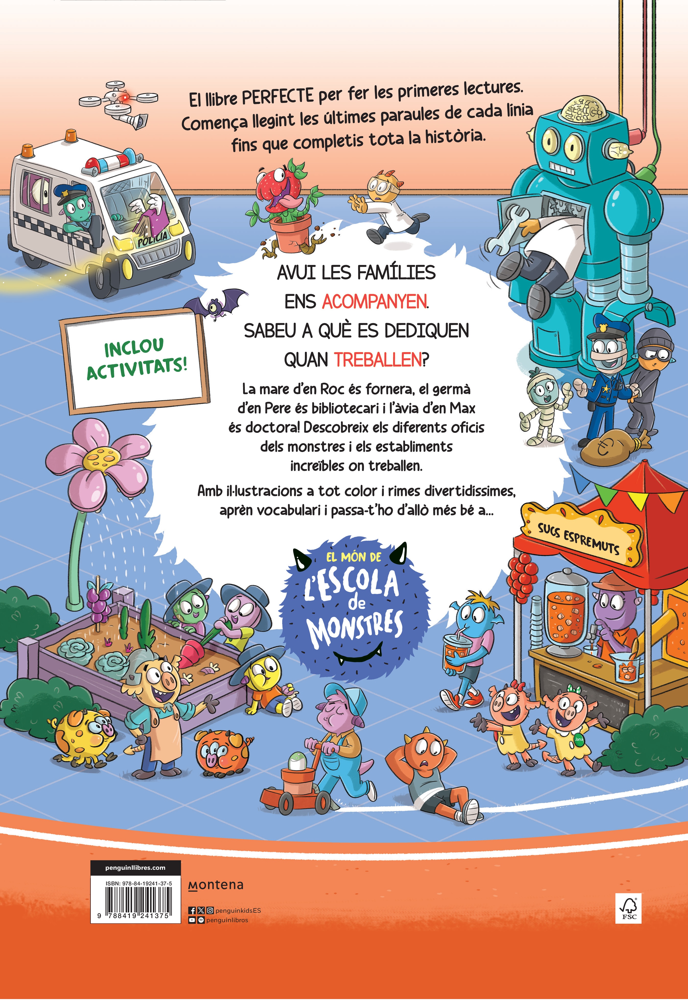 El Món de l'Escola de Monstres 2 - Feines, establiments i tots contents: Aprèn paraules noves en aquests escenaris monstruosament diverti (Capa dura) 2
