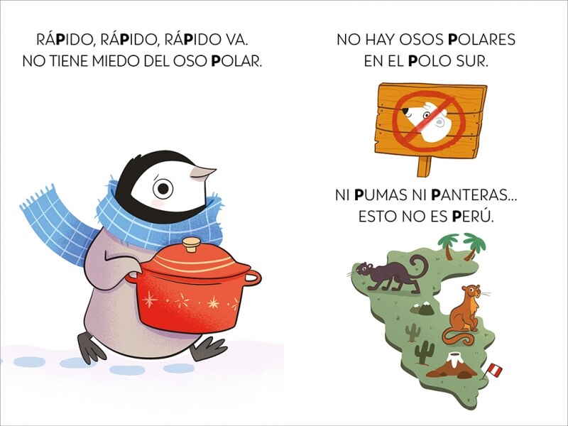 El unicornio de las letras 4 - Un pingüino, sopa caliente y un peligro sorprendente (Capa mole) 4
