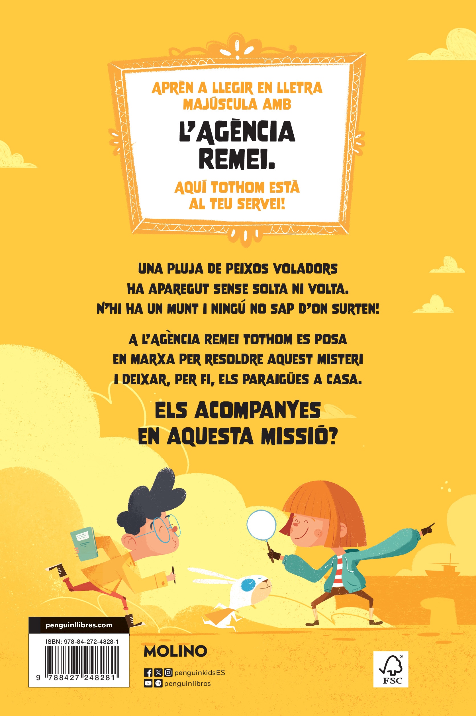 Missió: els peixos voladors (Aprèn a llegir amb l'Agència REMEI 3): Amb lletra MAJÚSCULA (llibres per a nens a partir de 5 i 6 anys) (Capa mole) 2