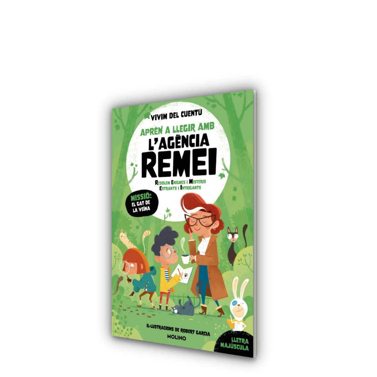Agència REMEI: Pack amb els llibres 1 i 2 (Aprèn a llegir amb l'Agència REMEI): Amb lletra MAJÚSCULA llibres per a nens a partir de 5 i  (Capa mole) 2