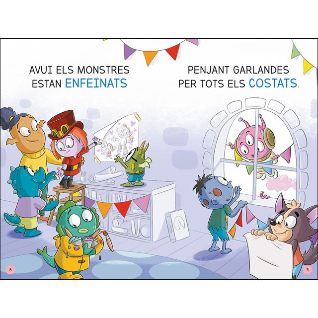 Aprendre a llegir a l'Escola de Monstres 20 - Una festa que no resta: Amb lletra MAJÚSCULA (llibres per a nens a partir de 5 anys) (Capa mole) 3
