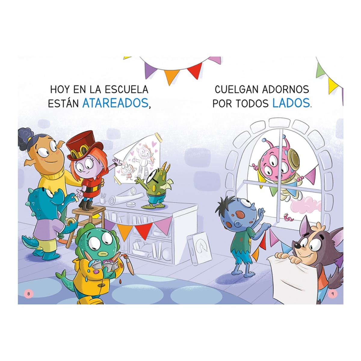 Aprender a leer en la Escuela de Monstruos 20 - Una fiesta que no resta: En letra MAYÚSCULA (libros para niños a partir de 5 años)  (Tapa blanda) 3