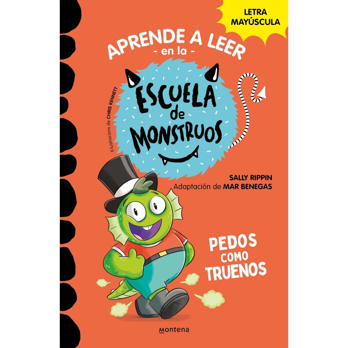Aprender a leer en la Escuela de Monstruos - Cofre con los libros 1-8: En letra MAYÚSCULA para aprender a leer (Tapa blanda) 9