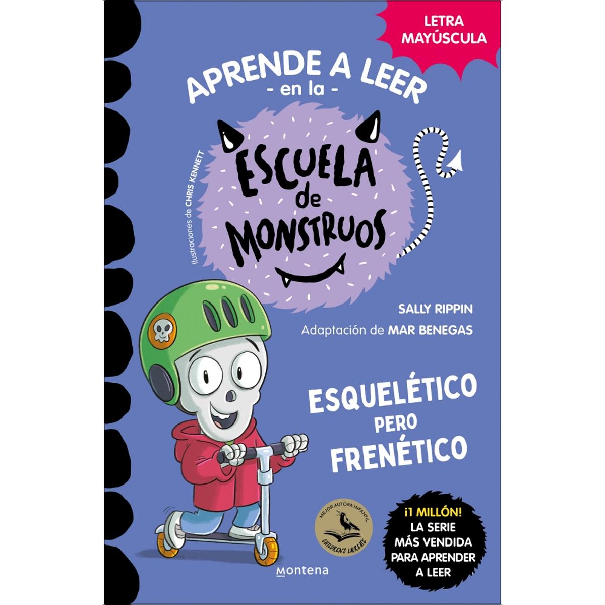 Imagem 0 de Aprender a leer en la Escuela de Monstruos 21 - Esquelético pero frenético: En letra MAYÚSCULA (libros para niños a partir de 5 años) (Capa mole)