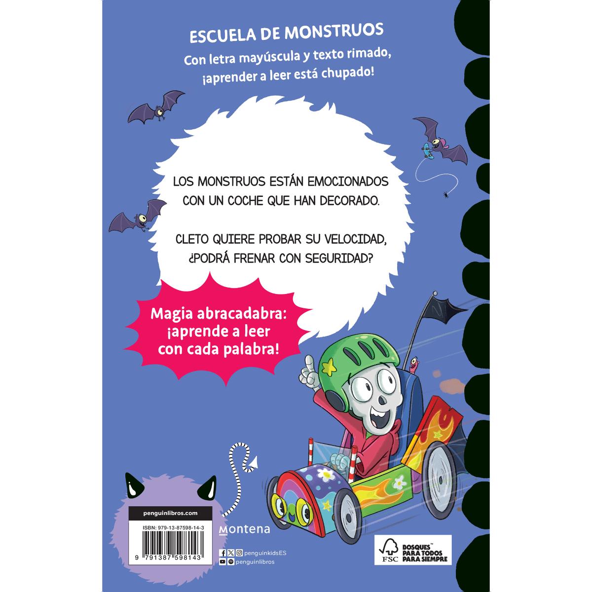 Aprender a leer en la Escuela de Monstruos 21 - Esquelético pero frenético: En letra MAYÚSCULA (libros para niños a partir de 5 años)  (Tapa blanda) 2