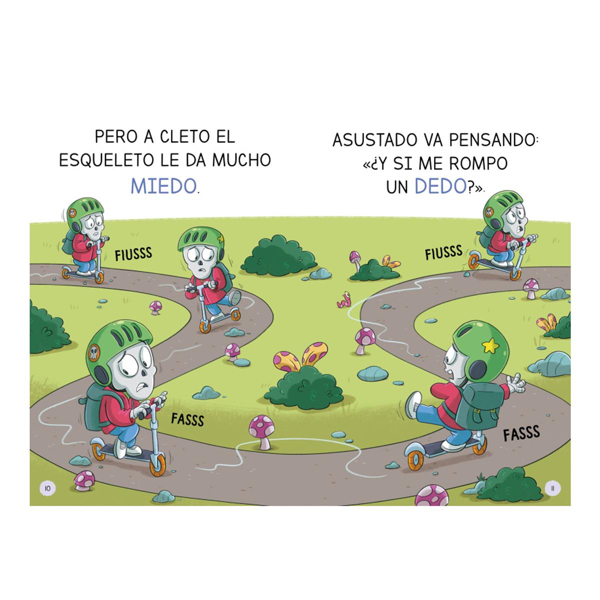 Aprender a leer en la Escuela de Monstruos 21 - Esquelético pero frenético: En letra MAYÚSCULA (libros para niños a partir de 5 años) (Capa mole) 4