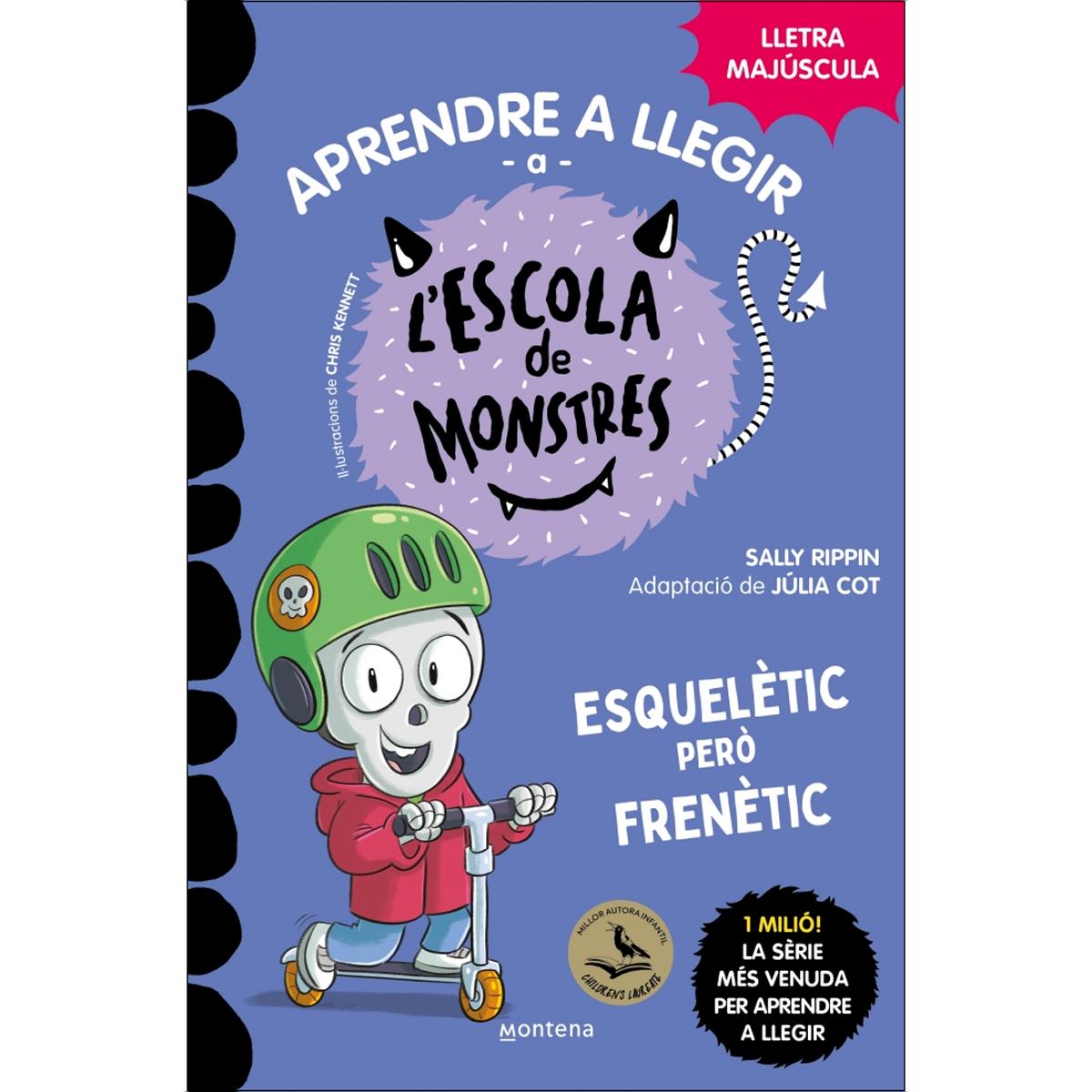 Imagem 0 de Aprendre a llegir a l'Escola de Monstres 21 - Esquelètic però frenètic: Amb lletra MAJÚSCULA (llibres per a nens a partir de 5 anys) (Capa mole)